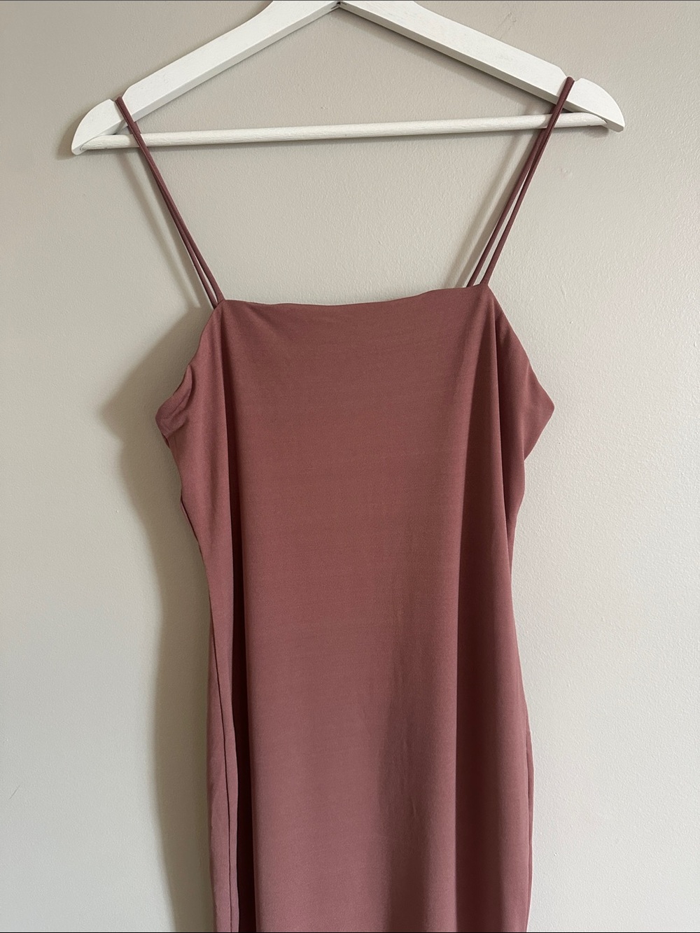 NWT Solid Stretchy Cami Bodycon Midi Dress - Picture 9 of 11